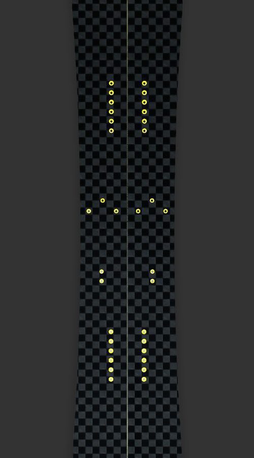 splitboard carbone lin 2 parts xaman 157 05