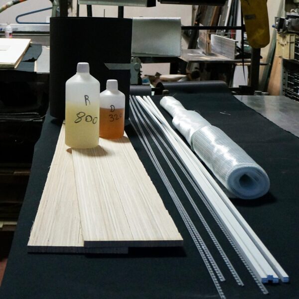 Kit DIY pour fabriquer ses skis noyau bambou/Paulownia