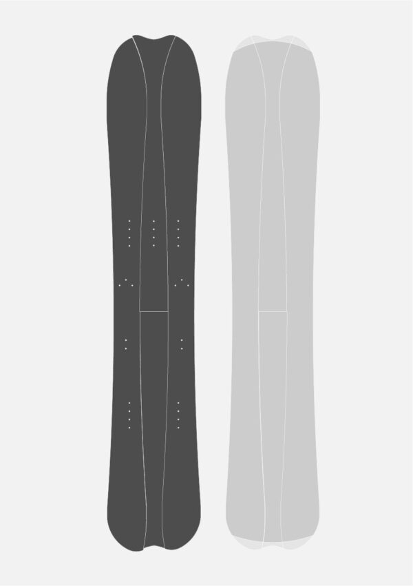 Khat 162 Splitboard Power Rocker.